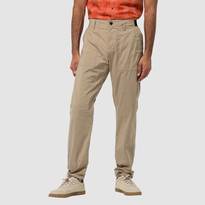 Pantalón Casual Jack Wolfskin Tanami Hombre Kaki Mexico-8935211